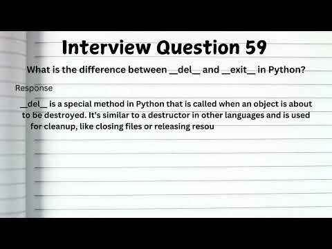 TOP 50+ Python Interview Questions & Answers | Freshers & Experienced Candidates | Crack Interviews