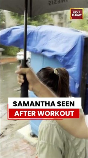 Samantha Ruth Prabhu Spotted After Gym Session In Bandra, Mumbai #samantharuthprabhu