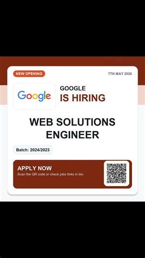 🔥 Google, Amazon, Adobe & Q2 Hiring Software Engineers | Apply Now 2026