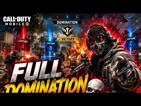 INSANE DOMINATION GAMEPLAY 💀 | COD Mobile Multiplayer (Full Match) #CODMobile #Domination