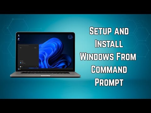 Setup and Install Windows From Command Prompt