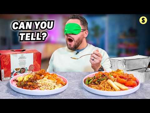 Takeaway vs Premium Ready Meal (Blind Taste Test)