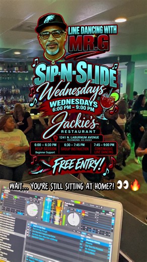Sip-N-Slide Wednesdays: Richmond Line Dancing Event