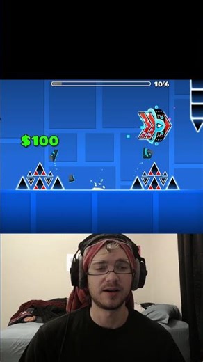 This Jump Won Me $100 in Geometry Dash!