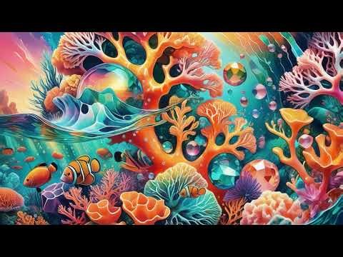 [4K UHD] The Coral Prism Network | Trippy Visuals for LSD & Shroom Trips