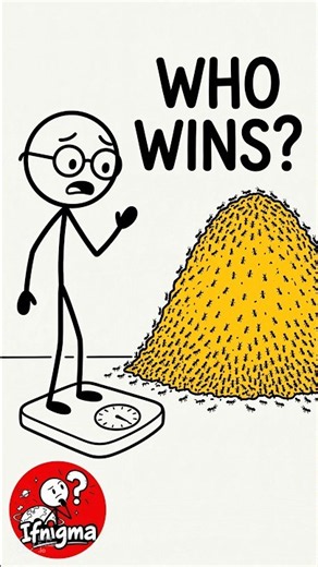 Would you weigh more than this many ants? 🐜 #education #shorts #math
