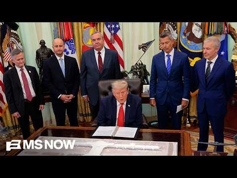 LIVE: President Trump makes an announcement with the Secretary of Transportation, Sean Duffy