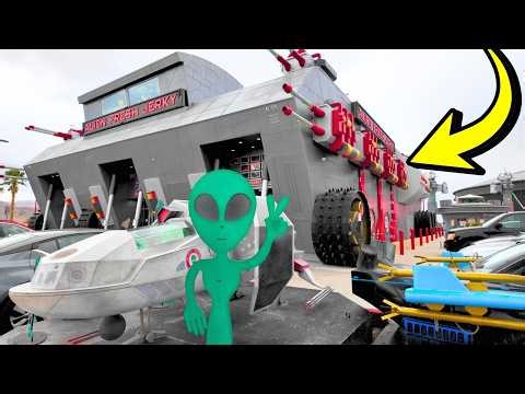 We Found the Strangest Jerky Spot in Baker | Alien Fresh Jerky | Route 66 Roadside Attraction