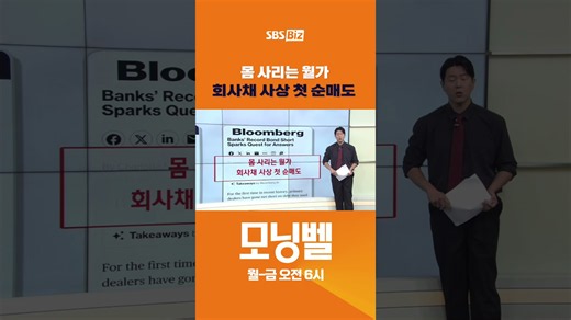 [외신 헤드라인] 몸 사리는 월가…회사채 사상 첫 순매도 #shorts