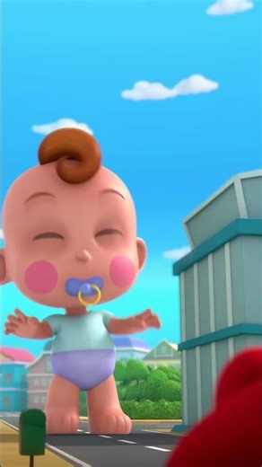 Giant Baby Rollerskating Through Town! 😱 #morphle #baby #cartoon