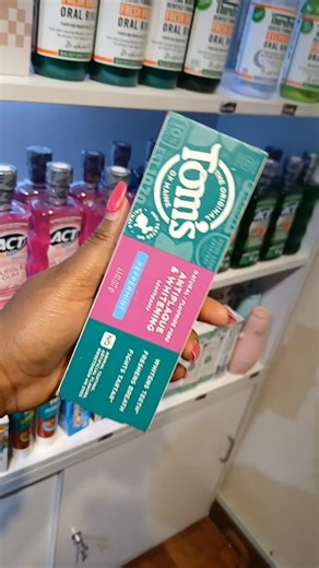 Oral Care Kenya on Instagram: "✨ Gentle care, naturally ✨ Looking for a toothpaste that keeps things simple and effective? Tom’s Fluoride-Free Toothpaste for Adults is made with naturally sourced ingredients to help clean your teeth while being gentle on your mouth. 🦷 Fluoride-free 🌿 Naturally derived ingredients 🍃 Fresh, clean taste 🤍 Great for those who prefer a more natural oral care routine Perfect for everyday brushing without the harsh extras — just clean, confident smiles the natural 