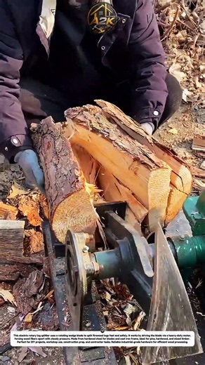 Log Splitter Working Principle 🪓