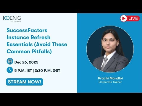 SuccessFactors Instance Refresh Essentials (Avoid These Common Pitfalls)