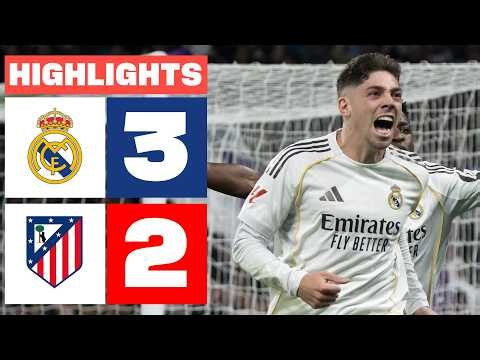 REAL MADRID 3 - 2 ATLÉTICO DE MADRID | RESUMEN LALIGA EA SPORTS