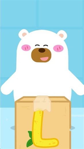 🚐 L Special Delivery for Polar Bear! | L-Lemon #kidslearning #colors #fruits #abcd #alphabet