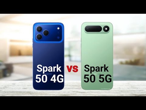 Tecno Spark 50 4G vs Tecno Spark 50 5G
