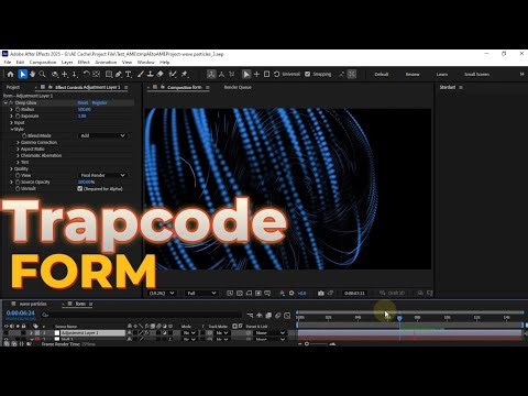 After Effect Trapcode Form Tutorial 
