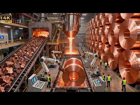 Inside the World’s BIGGEST Copper Factory! | From Raw Rock to 99.99% Pure Copper (Full Process)