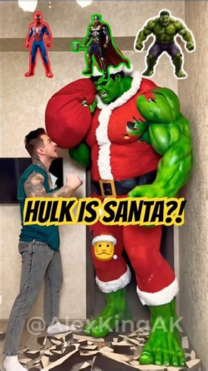 Hulk Became Santa?! The Most Dangerous Christmas 🎅 Heroes Challenge