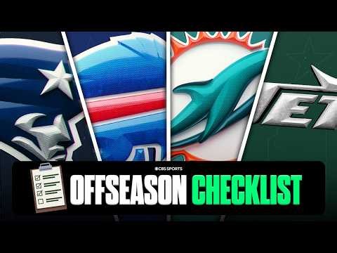 Offseason checklist for AFC East teams: Patriots, Bills, Dolphins, & Jets 📋