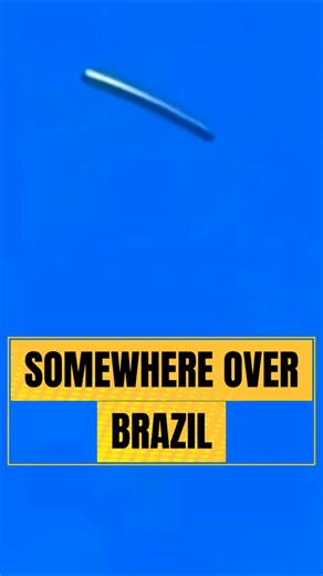 Is This A UFO Flying Over Brazil… Or Space Junk? #shorts