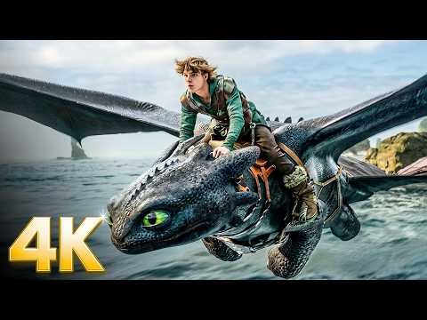 Soaring Into Battle With Toothless | How to Train Your Dragon |⚡ 4K