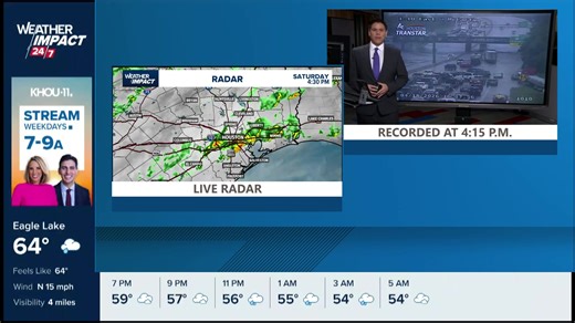 Track showers and storms as they move across the Houston area. This is live radar. | KHOU 11 News