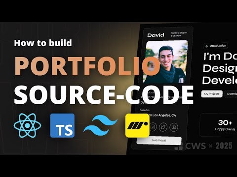 🚀 React JS Personal Portfolio Website Design | Modern & Responsive Portfolio Website