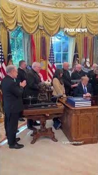 WATCH: Trump prays with Catholic archbishops, bishops in Oval Office #shorts #foxnews #news #us