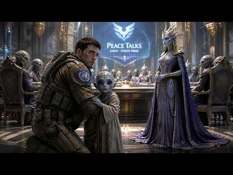 “In the Middle of War Talks, an Alien Child Chose a Human Protector—The Queen Couldn’t Ignore It”