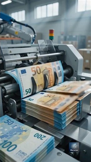 Euros Banknotes manufacturing process... 💶