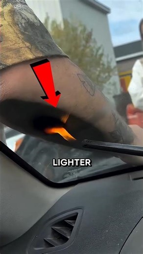 Lighter prank gone wrong 😳