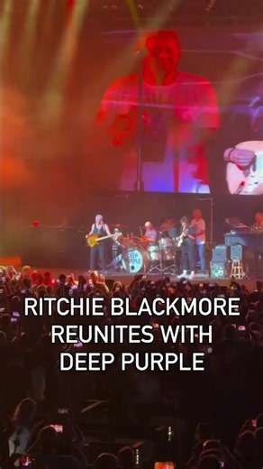 The IMPOSSIBLE happened: Ritchie Blackmore is back on stage with Deep Purple! 🤯 #DeepPurple