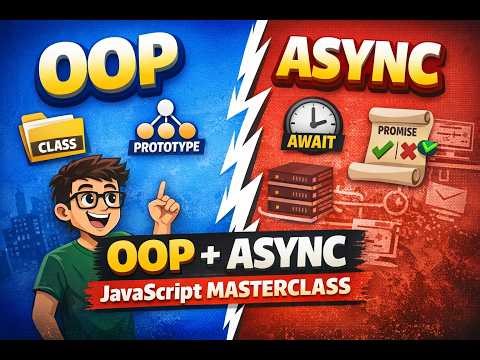Master JavaScript OOP + Async Explained (Prototypes, Classes, Promises, Async/Await)