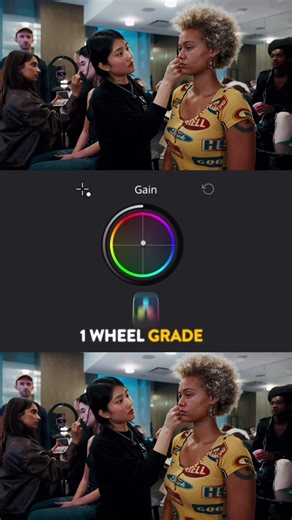 1 Wheel Color Grading in DaVinci Resolve Tutorial