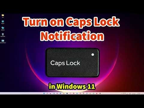 How To Turn On Or Off The Caps Lock Key Sound In Windows 11