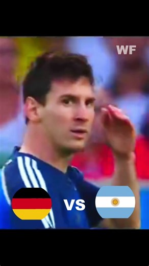 Germany vs Argentina 2014 World Cup Final.