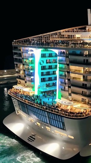 MSC World Europa is the life of the party - and she knows it. 😎 | 📸 ‪@Crocieristacom‬