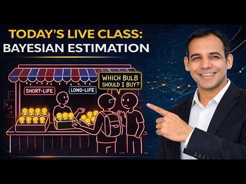 LIVE CLASS 2 - Your Belief Changed from 50% to 92%. Do You Know Why? Bayesian Statistics CS1