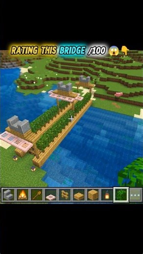 “How to Build an INSANE Bridge in Minecraft 😱🔥💥 (MINECRAFT)👍