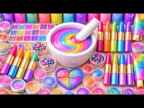 🔴LIVE | Satisfying Slime ASMR DIY How To Make Clear Slime Mixing Makeup Glitters Lipstick Squishy