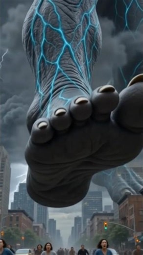 Alien Invasion: The Giant Footstep#alien #shorts