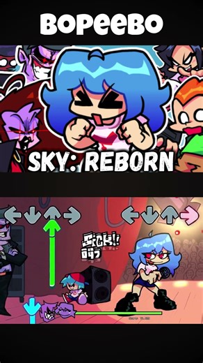 FNF - Sky: REBORN [Bopeebo FULL] [1 Million Update] (FNF MOD) #shorts
