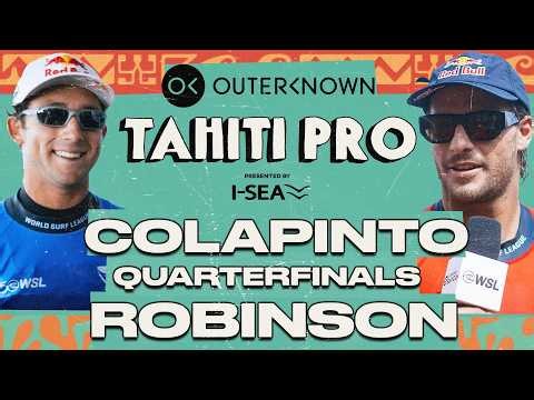 Griffin Colapinto vs Jack Robinson | Outerknown Tahiti Pro presented by I-SEA 2026 - Quarterfinals
