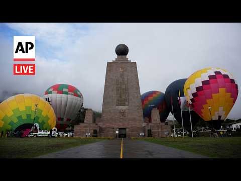 LIVE: Hot air balloons fill Quito’s skies for annual festival
