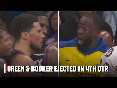 Devin Booker and Draymond Green ejected by Scott Foster late in fourth quarter | NBA on ESPN