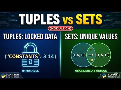 Python Tuples & Sets Explained: Data Structures for ML