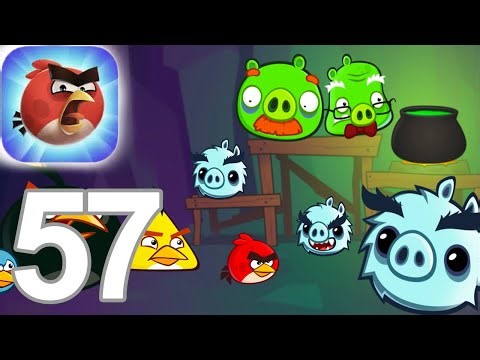 Angry Birds Reloaded HOG MOON RISING ⭐⭐⭐ 1 to 45 Walkthrough Part 57 (iOS)