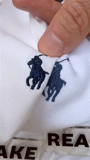 Fake vs Real Polo Ralph Lauren T shirt