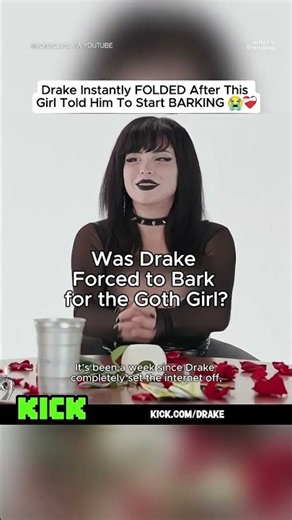 Did Kick STAGE Drake’s ‘Goth Baddie’ Bark 😳